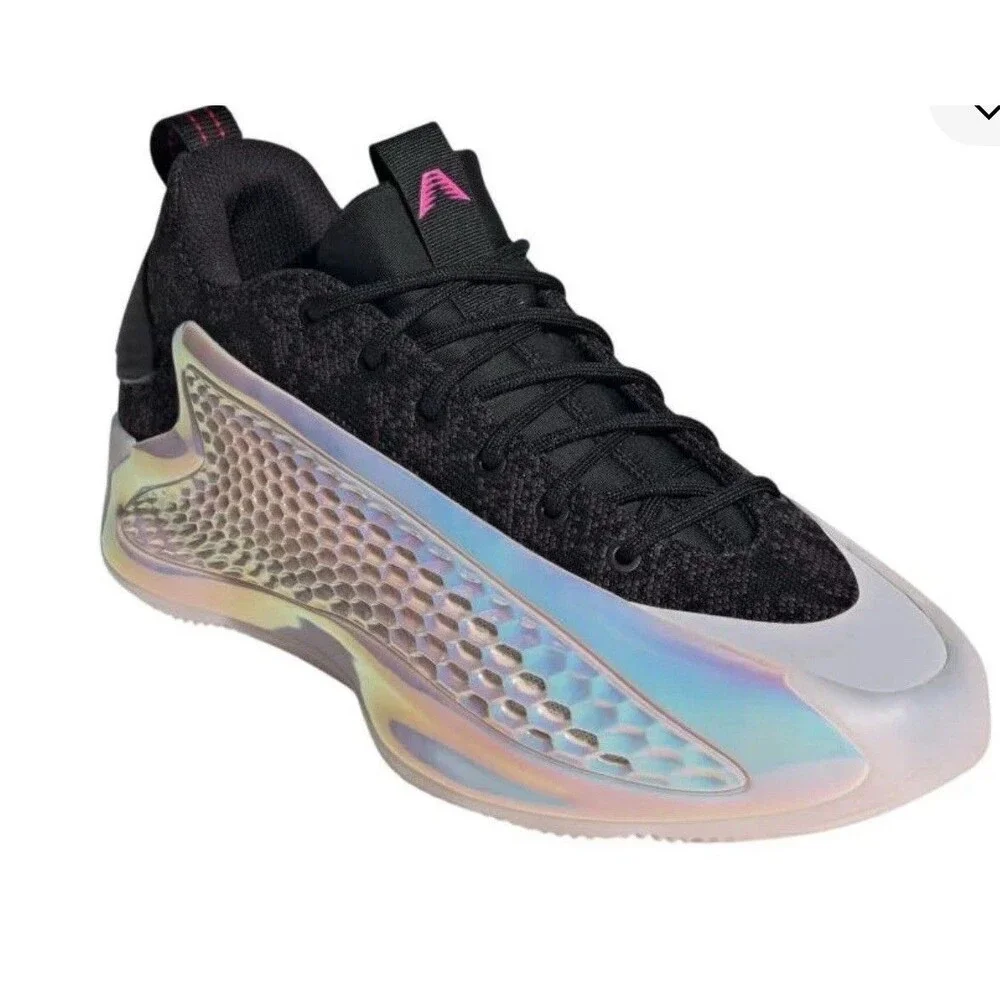Mens Size 8.5 Adidas AE 1 Low Year of the Snake Iridescent Basketball Shoes New